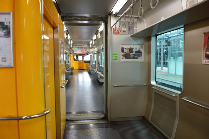 鉄道乗車記録の写真:車内設備、様子(9)        「銀水行でしたが熊本で運転打切りになりました。」