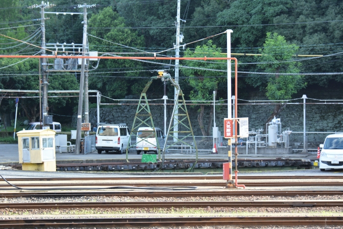 鉄道乗車記録の写真:駅舎・駅施設、様子(13)        「ターンテーブル」