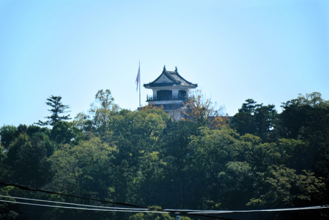 鉄道乗車記録の写真:車窓・風景(10)        「高知城天守」
