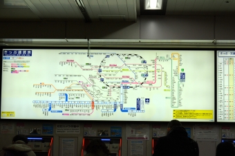 横浜駅から汐入駅の乗車記録(乗りつぶし)写真
