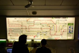 横浜駅から神田駅の乗車記録(乗りつぶし)写真