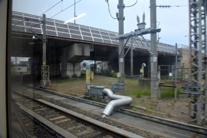 鉄道乗車記録の写真:車窓・風景(14)        「津軽線との分岐点」