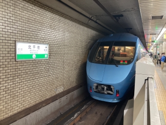 成城学園前駅から北千住駅の乗車記録(乗りつぶし)写真