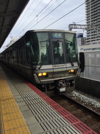 加古川駅から明石駅の乗車記録(乗りつぶし)写真