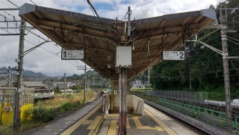 初狩駅から高尾駅の乗車記録(乗りつぶし)写真