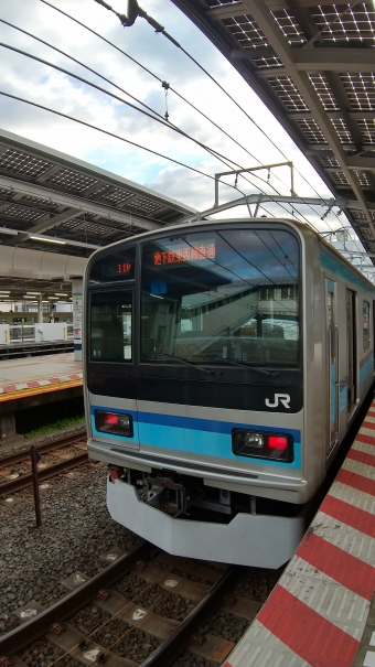 南行徳駅から西船橋駅の乗車記録(乗りつぶし)写真