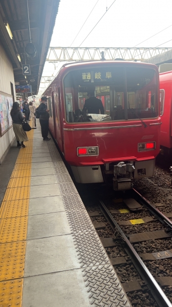 須ヶ口駅から名鉄一宮駅の乗車記録(乗りつぶし)写真