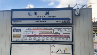 川越駅から坂戸駅:鉄道乗車記録の写真