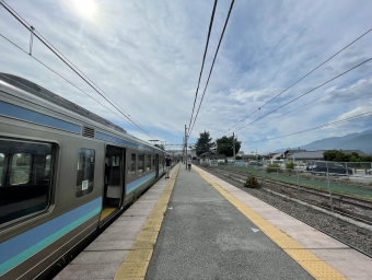 八王子駅から松本駅の乗車記録(乗りつぶし)写真