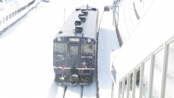五稜郭駅から上磯駅の乗車記録(乗りつぶし)写真