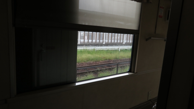 鉄道乗車記録の写真:旅の思い出(1)        「翌朝、ブルートレインたらぎの中から撮影。
列車が通っている音は何回か聞いたけど、見なかった。」