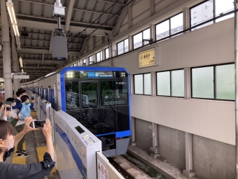 高島平駅から西高島平駅の乗車記録(乗りつぶし)写真