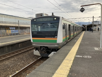 新橋駅から三島駅の乗車記録(乗りつぶし)写真