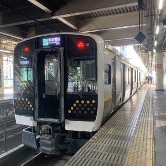 赤羽駅から会津若松駅の乗車記録(乗りつぶし)写真