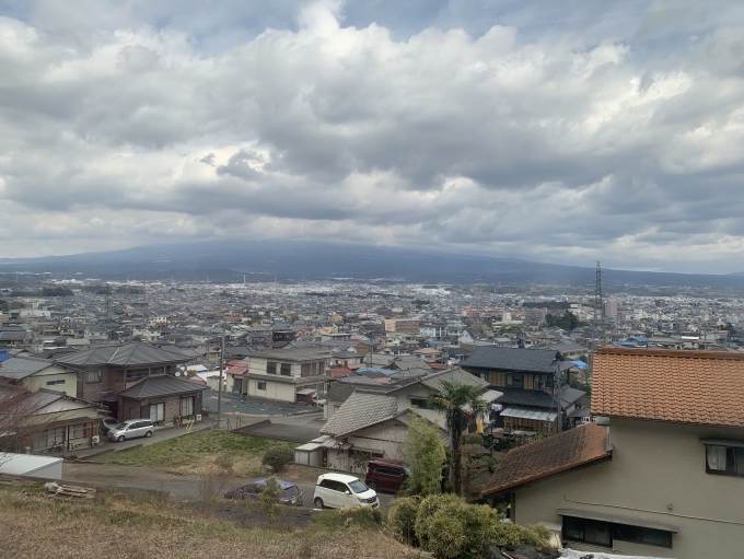 鉄道乗車記録の写真(2)     「富士山を見ることはできませんでした。」