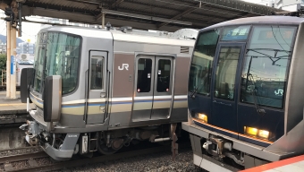 石山駅から草津駅の乗車記録(乗りつぶし)写真