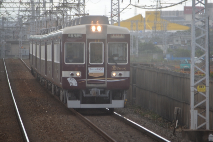 鉄道乗車記録の写真:車窓・風景(2)     「京トレイン10周年のヘッドマーク付いてた」