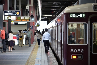 逆瀬川駅から宝塚駅の乗車記録(乗りつぶし)写真