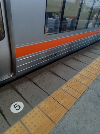 清洲駅から岐阜駅の乗車記録(乗りつぶし)写真