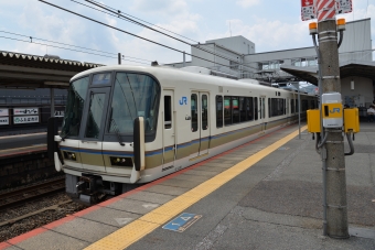 京都駅から山科駅の乗車記録(乗りつぶし)写真