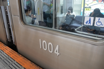 鶴橋駅から河内永和駅の乗車記録(乗りつぶし)写真