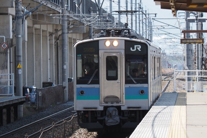 鉄道乗車記録の写真:乗車した列車(外観)(2)        「E127系 A12編成
クハE126-112」