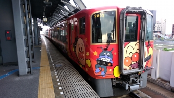 高知駅から丸亀駅の乗車記録(乗りつぶし)写真