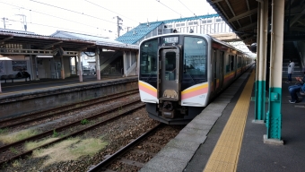 吉田駅から新潟駅の乗車記録(乗りつぶし)写真