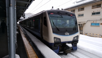 秋田駅から追分駅:鉄道乗車記録の写真