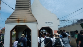 銚子駅から観音駅の乗車記録(乗りつぶし)写真