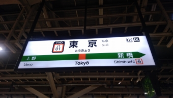 東京駅から出雲市駅の乗車記録(乗りつぶし)写真