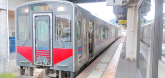 倉吉駅から大山口駅の乗車記録(乗りつぶし)写真