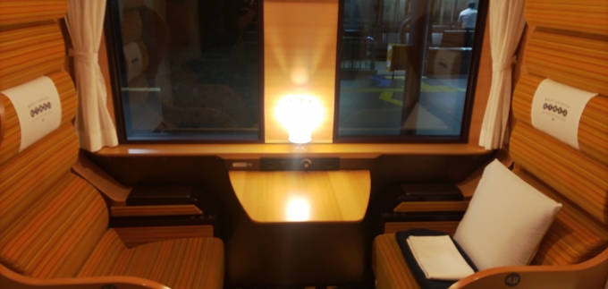 鉄道乗車記録の写真:車内設備、様子(10)     
