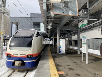 上越妙高駅から新潟駅の乗車記録(乗りつぶし)写真