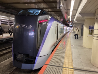 新宿駅から河口湖駅の乗車記録(乗りつぶし)写真