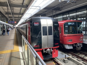 中部国際空港駅から名鉄名古屋駅の乗車記録(乗りつぶし)写真