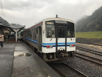 石見川本駅から江津駅の乗車記録(乗りつぶし)写真