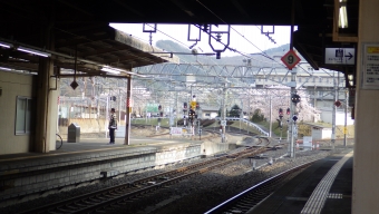 甲府駅から塩尻駅の乗車記録(乗りつぶし)写真