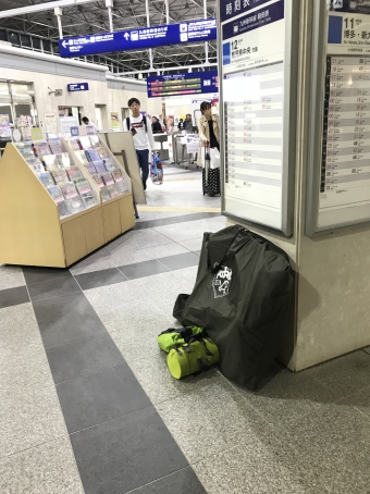 川内駅から熊本駅の乗車記録(乗りつぶし)写真