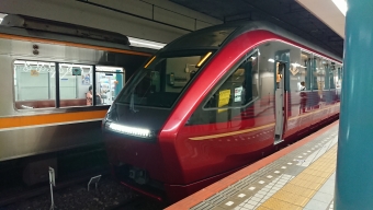 近鉄名古屋駅から大阪難波駅の乗車記録(乗りつぶし)写真