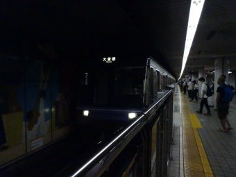 名古屋駅から市役所駅の乗車記録(乗りつぶし)写真