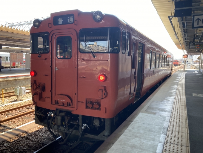 鉄道乗車記録の写真:乗車した列車(外観)(1)        「キハ40 1両」