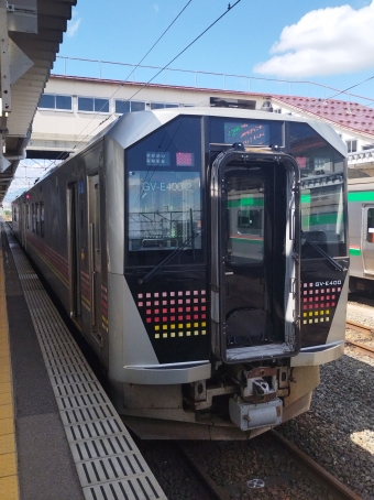 会津若松駅から喜多方駅の乗車記録(乗りつぶし)写真