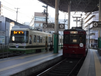 広電西広島駅から広電宮島口駅の乗車記録(乗りつぶし)写真