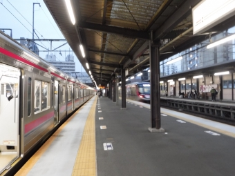 調布駅から府中駅の乗車記録(乗りつぶし)写真