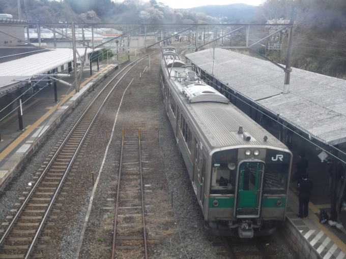鉄道乗車記録の写真:乗車した列車(外観)(2)        「松島2番線　」