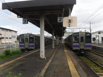 岩手飯岡駅から日詰駅の乗車記録(乗りつぶし)写真