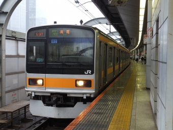 東京駅から高尾駅の乗車記録(乗りつぶし)写真
