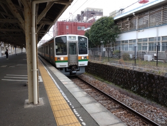 沼津駅から清水駅の乗車記録(乗りつぶし)写真