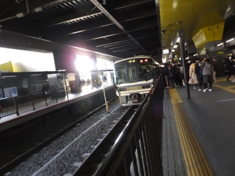 梅小路京都西駅から京都駅の乗車記録(乗りつぶし)写真